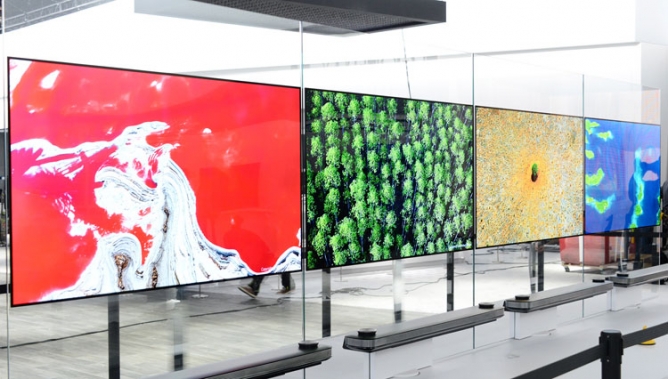 LG présente ses nouveaux téléviseurs OLED