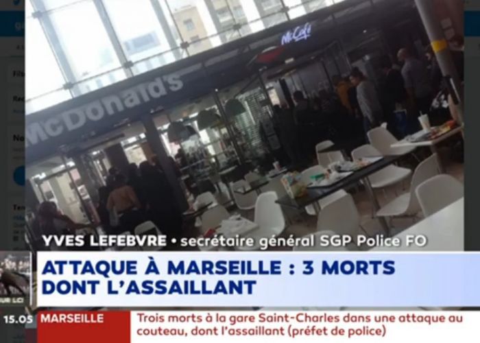 Terrorisme : 2 morts dans une attaque au couteau à Marseille (France) 