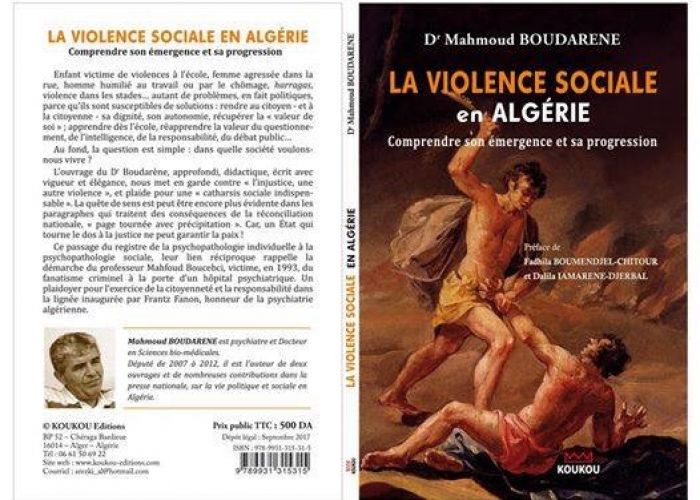  Le psychiatre Mahmoud Boudarène publie son 3e livre sur la violence, en septembre