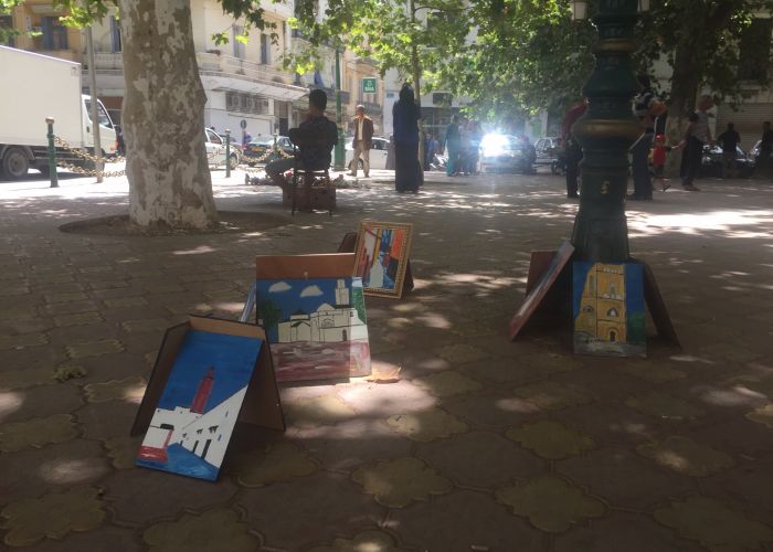  Petite méditation autour de quelques tableaux posés par terre !