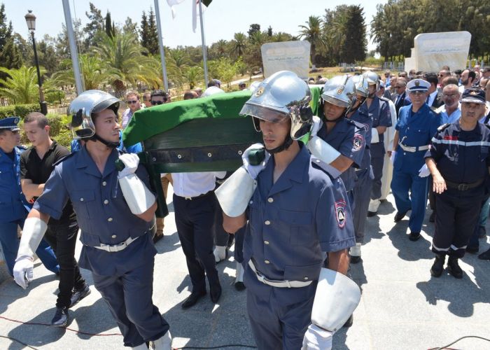Kamel Rezzag Bara inhumé au cimetière d'El Alia (Alger)