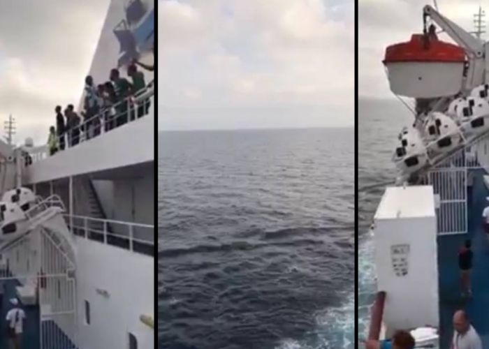 L'équipage du navire Tarek Ibn Zyad porte secours à des harragas au large d'Oran (Vidéo)