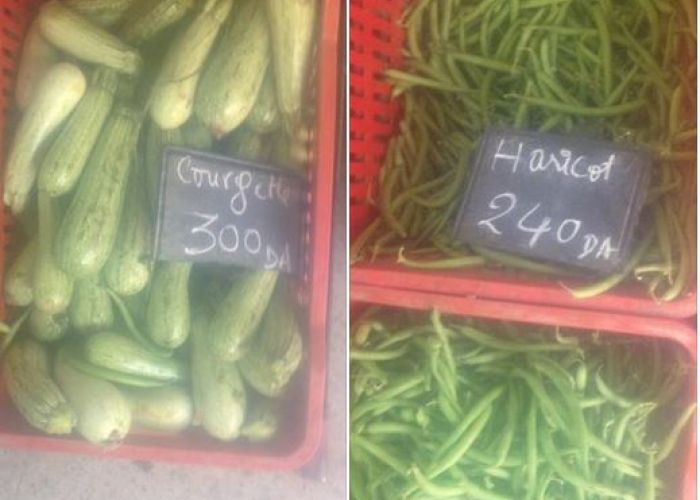 Prix des fruits et légumes à 48 h de Aïd Al-Adha : Courgette à 300 da et l'haricot vert à 240 da