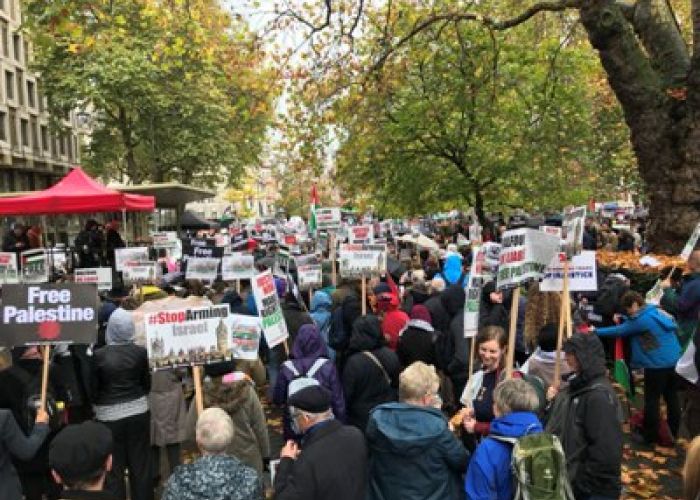 Colère à Londres pour dénoncer les célébrations du centenaire de la déclaration Balfour