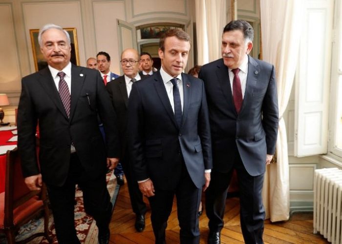 Réunis à Paris : Sarraj et Haftar appelés à s'engager pour un cessez-le-feu en Libye