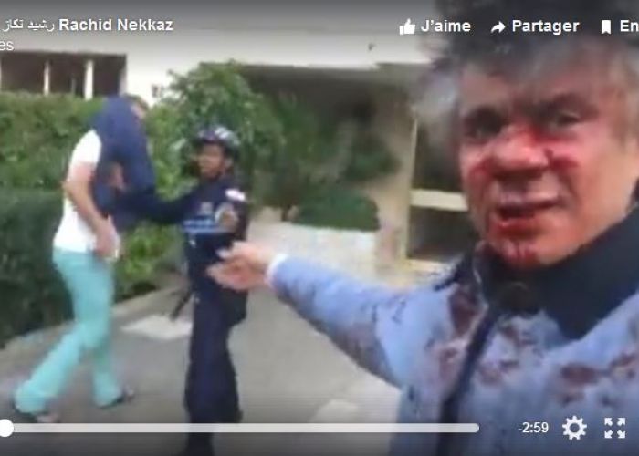 Rachid Nekkaz agressé à Paris par l'un des fils de l'ex-SG du FLN, Amar Saadani (Vidéo)