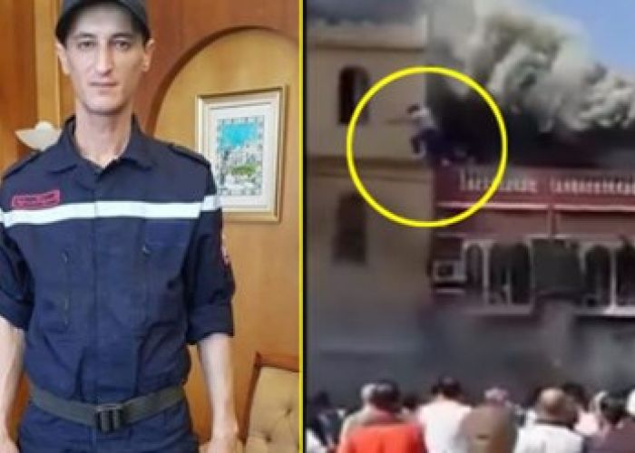 Incendie à Oran : Le pompier, auteur du sauvetage de deux femmes, promu au grade de caporal (Vidéo)