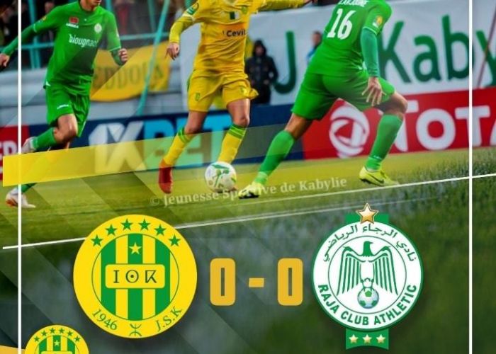 CAF CL (4ème journée) : JS Kabylie-Raja Casablanca (0-0), les canaris tenus en échec (Vidéo)