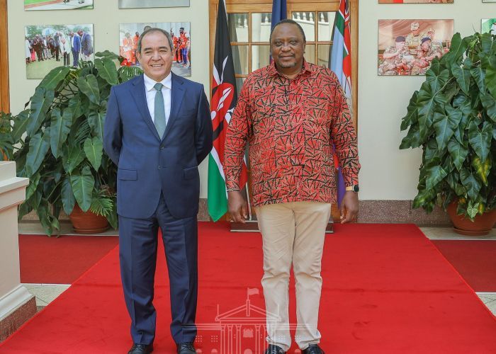 Algérie-Kenya : Sabri Boukadoum reçu à Nairobi par le président Kenyatta