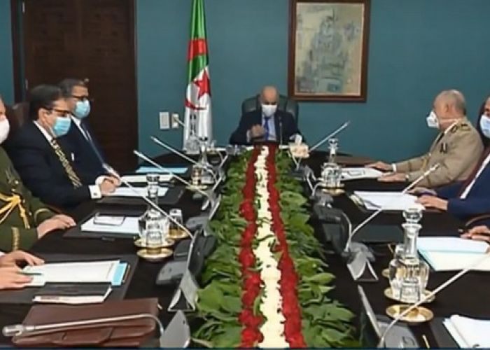 Le Président Tebboune préside une réunion du Haut conseil de sécurité