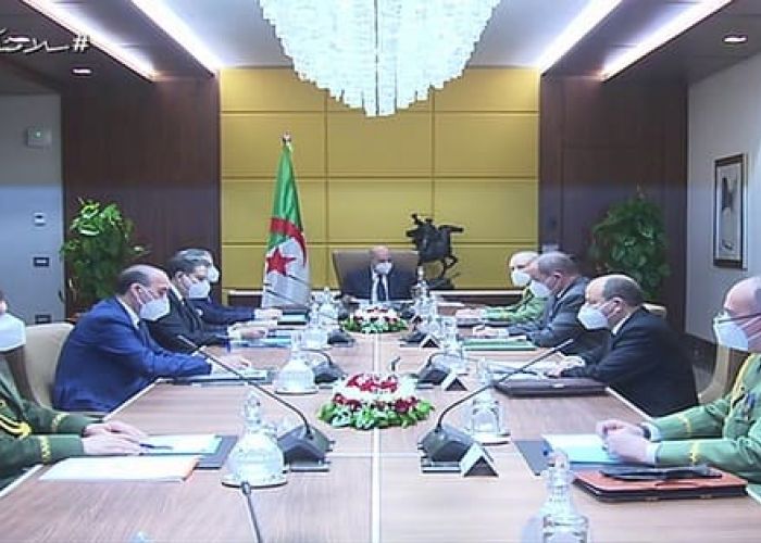 Le président Tebboune préside une réunion du Haut Conseil de Sécurité