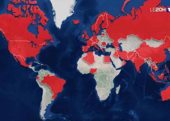 Coronavirus: 3.284.783 décès dans le monde depuis le début de la pandémie