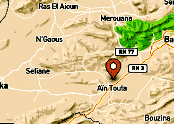  Une secousse tellurique de magnitude 3,7 degrés dans la wilaya de Batna