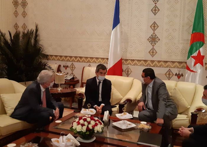 Le ministre français de l'intérieur Gérald Darmanin entame samedi soir une visite à Alger 