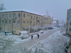 La Kabylie paralysée par une importante tempête de neige