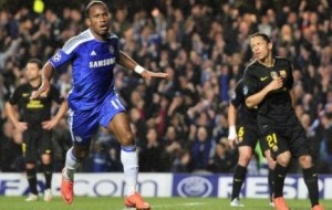 Football : Chelsea bat Barcelone (1-0)
