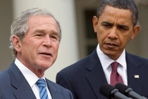 Etats-Unis: Obama honore Bush et met en sourdine ses critiques contre son bilan