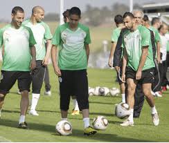 Les verts en stage à Lisses (France)