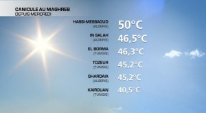 Poursuite de la hausse des températures jusqu'au week-end 