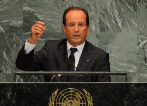 Mali : A la tribune de l'ONU, Hollande plaidera pour un déploiement rapide