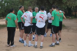 CAN-2013 (éliminatoires) : Adléne Guedioura et Hilal Soudani devant la presse mercredi à Blida