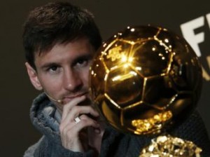 Ballon d’or 2012 : Lionel Messi sacré à nouveau