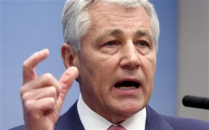 Iran/Syrie : pour le chef du Pentagone Chuck Hagel, les solutions sont "politiques, pas militaires"