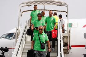 Mondial-2014 (Eliminatoires) : Arrivée de la sélection algérienne à Cotonou