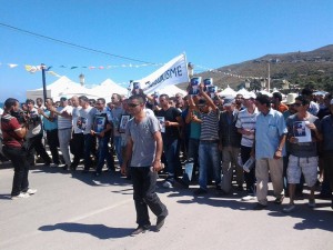 Marche contre le terrorisme à Azeffoune