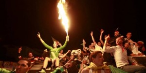 Énorme liesse populaire dans toute l'Algérie