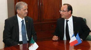 Le Premier ministre Sellal sera reçu par François Hollande(Actualisé)