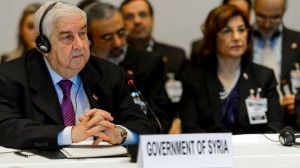Climat tendu entre les deux délégations syriennes à Montreux