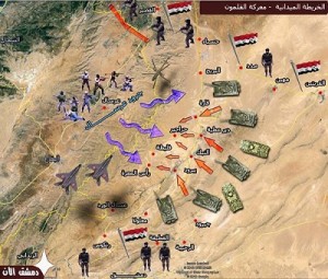 Syrie : Début de la bataille pour reprendre Yabroud dans le Qalamoune