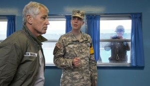 Chuck Hagel, patron de la Défense américaine, sur le porte-avions chinois