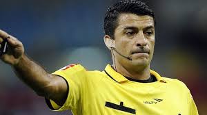 Mondial 2014 de football (1/8e de finale) Allemagne-Algérie : le Brésilien Sandro Ricci au sifflet 