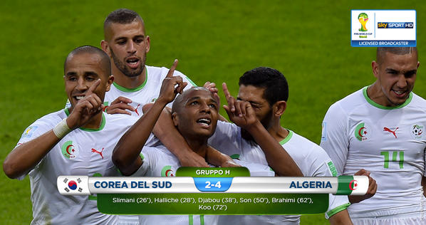 Corée du Sud 2 Algérie 4 (Live)