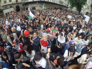 Manifestations en France dénonçant la guerre contre Gaza