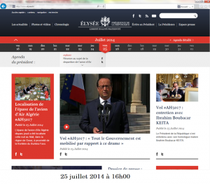 Crash aérien : site web d'El-Mouradia et site web de l'Elysée, l'apathie des uns et l'allant des autres 