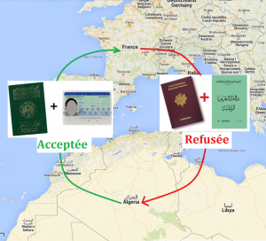 Le CCTA écrit à M. l'Ambassadeur d'Algérie en France, au sujet des documents à présenter pour rentrer en Algérie