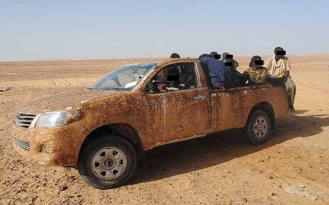 Les images de l'arrestation de 20 terroristes aux frontières de l'Algérie avec le Niger