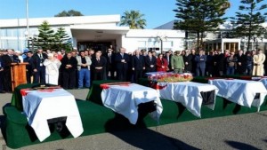Les dépouilles des cinq victimes du crash de l’avion espagnol affrété par Air Algérie arrivées vendredi matin à Alger