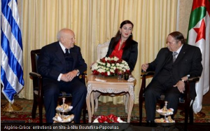 Algérie-Grèce : entretiens en tête-à-tête Bouteflika-Papoulias 