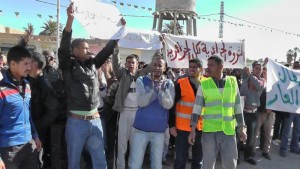 Une manifestation de chômeurs paralyse la ville de Ouargla