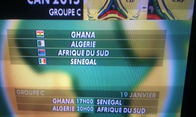 CAN-2015 : L'Algérie dans le groupe C avec le Ghana, l'Afrique du Sud et le Sénégal 