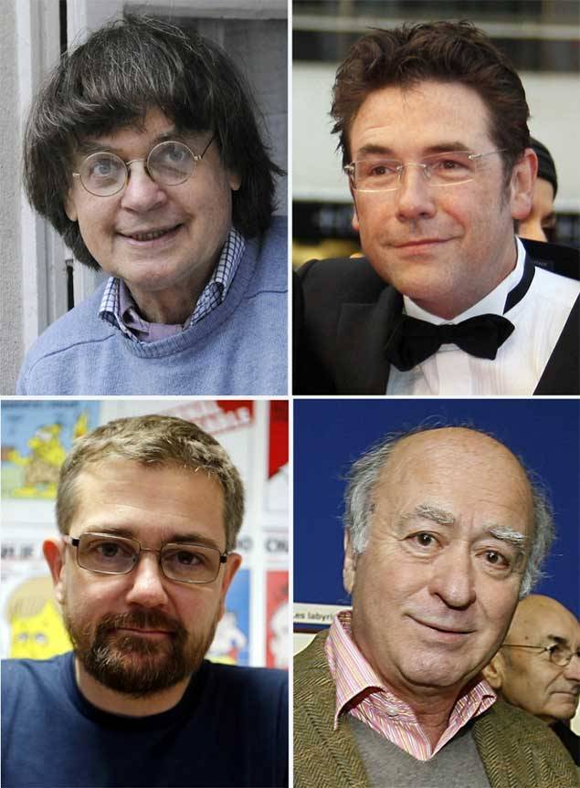 Charlie Hebdo : les dessinateurs Charb, Wolinski, Cabu et Tignous sont morts