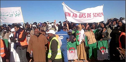Gaz de schiste : Les forces de l'ordre des régions du Sud du pays en état d'alerte
