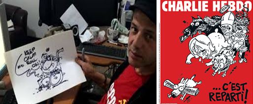 Le caricaturiste Ali Dilem rejoint Charlie Hebdo