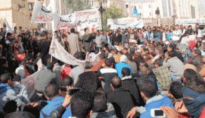 Rassemblement anti-gaz de schiste à Ouargla