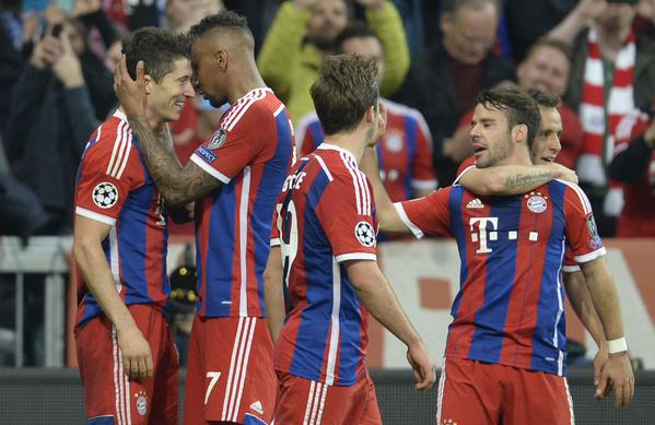 Ligue des champions - Bayern Munich-FC Porto 6-1, Bayern en demi-finales