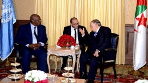 Le président Bouteflika reçoit le président de l'Assemblée générale de l'ONU